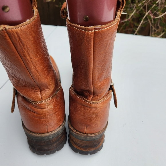 American Eagle Outfitters Women's Genuine leather Brown Pull-on Boots Size 8 US - Picture 4 of 13